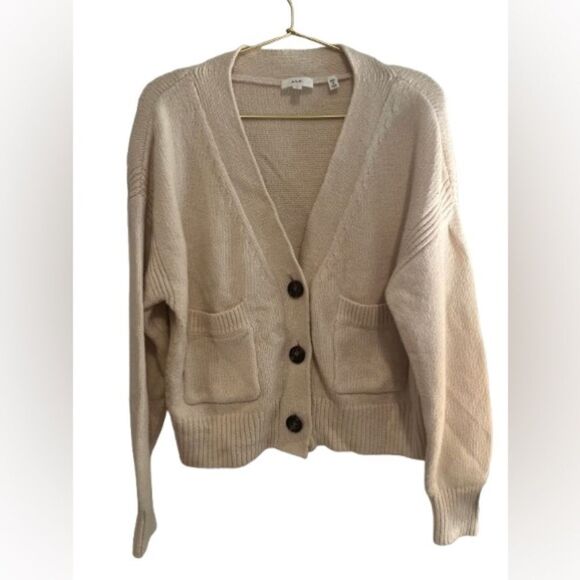 A.L.C. Cream Button-Up Cardigan - Picture 2 of 8